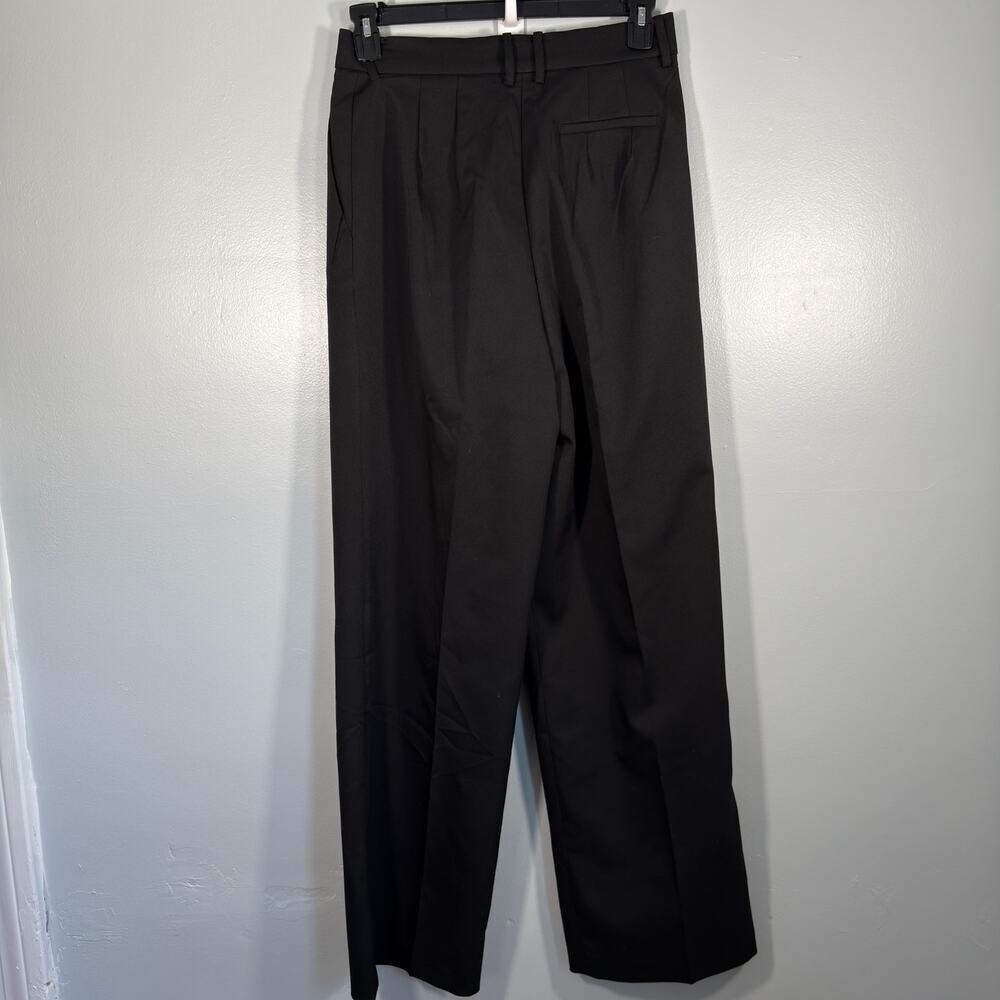 BOA Longline Dad Trousers Oversized Tailored Pleated Black Pants L NWOT - Picture 3 of 7